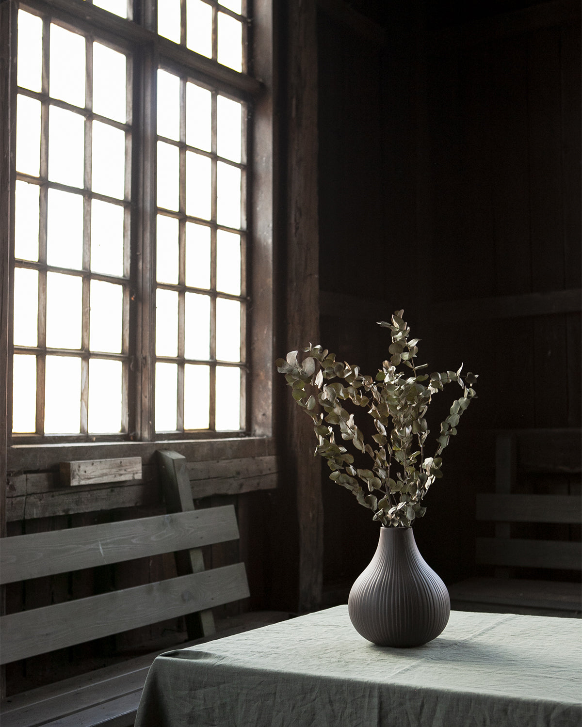 Ekenäs XL brown ceramic Vase Storefactory