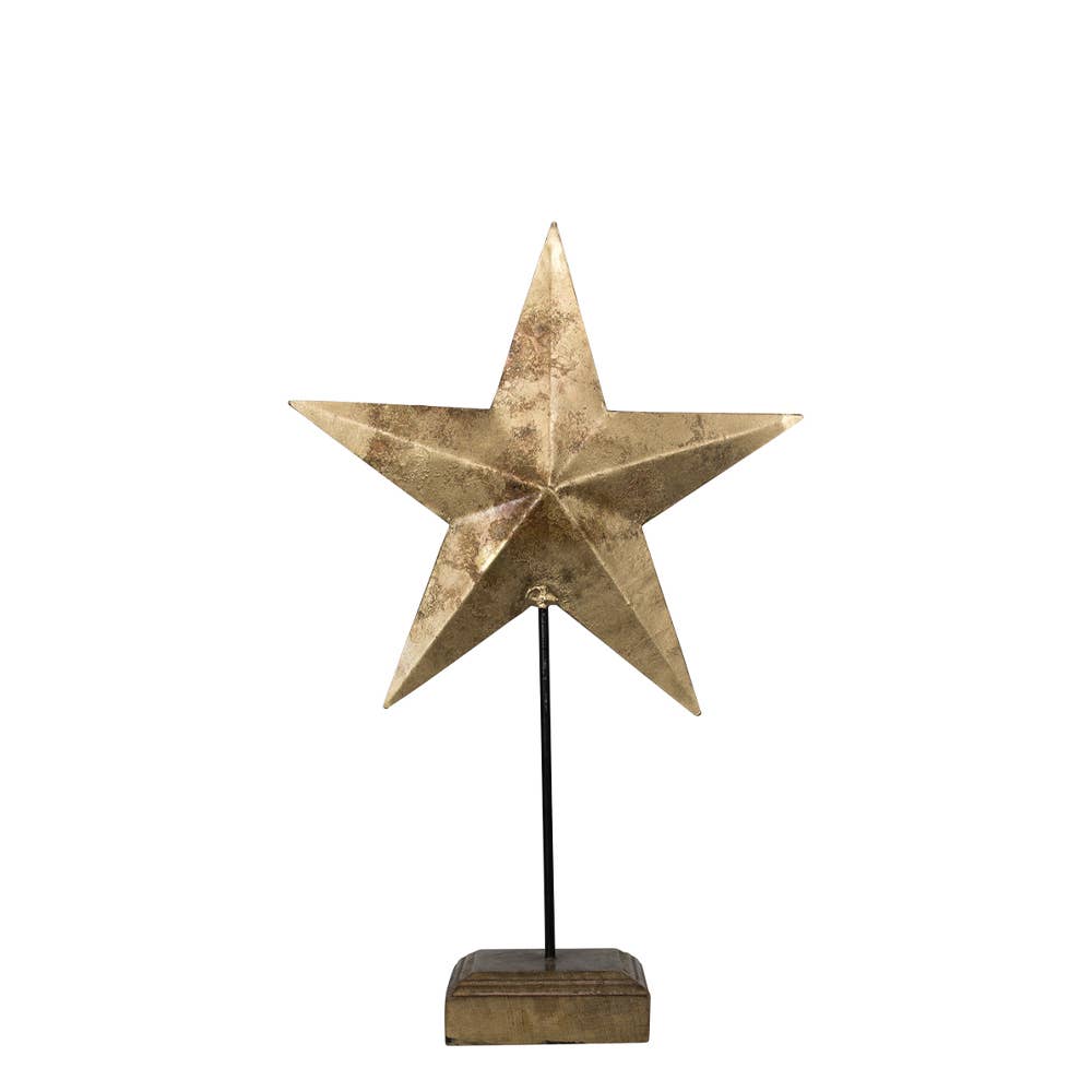 Stehender Stern Gold 27cm