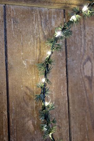 Fleur Kranz mit 30 LED Lichtern Chic Antique