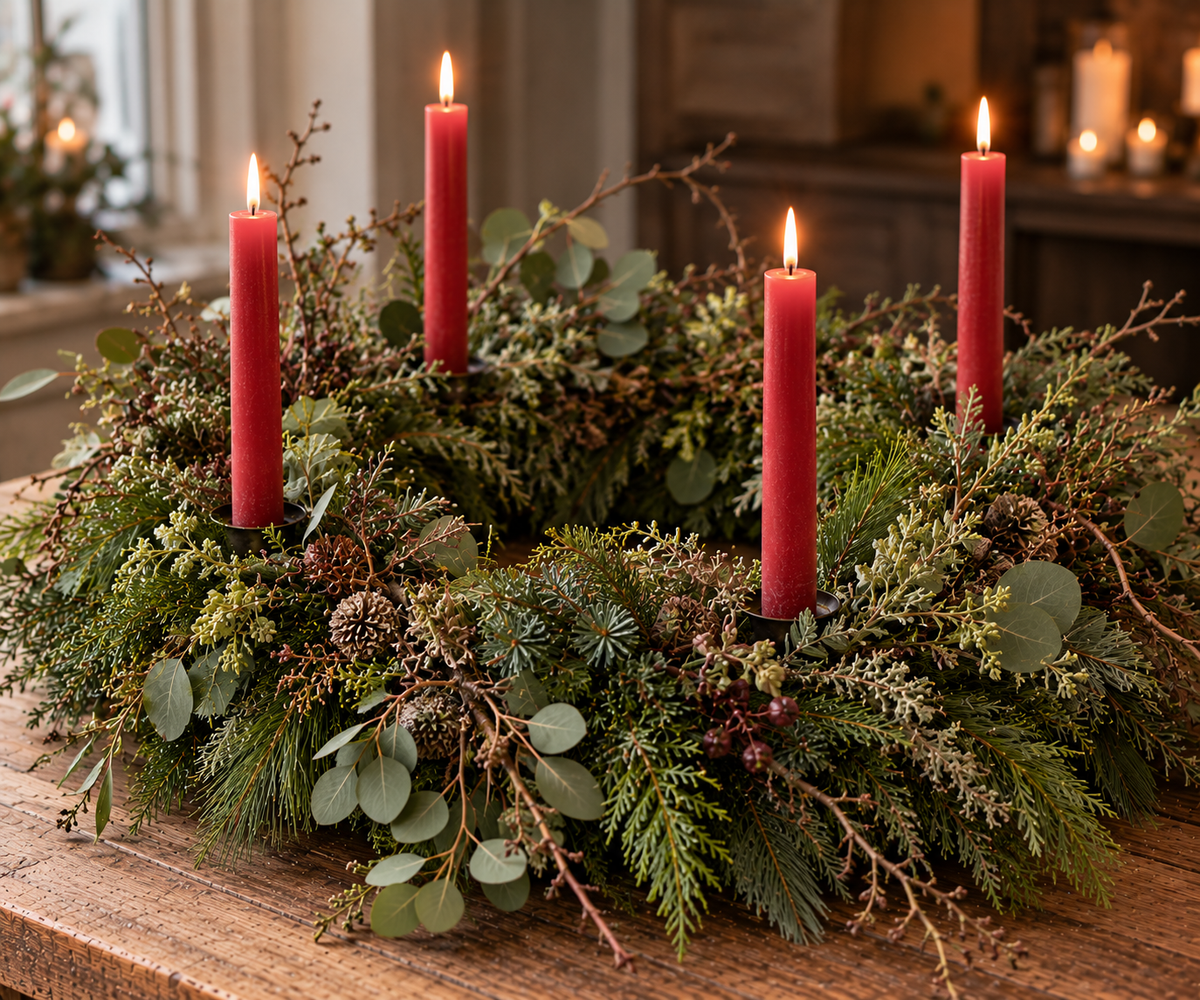 Online Adventskranzbinden