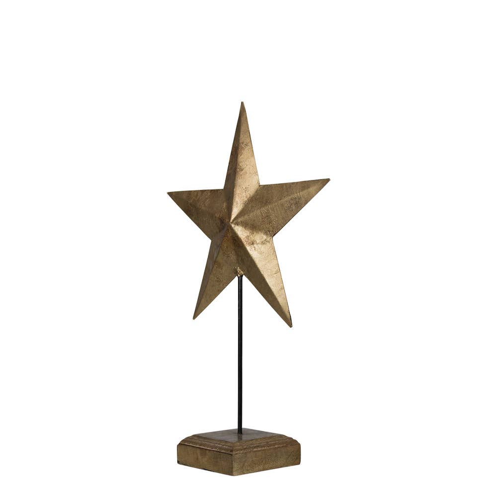Stehender Stern Gold 27cm