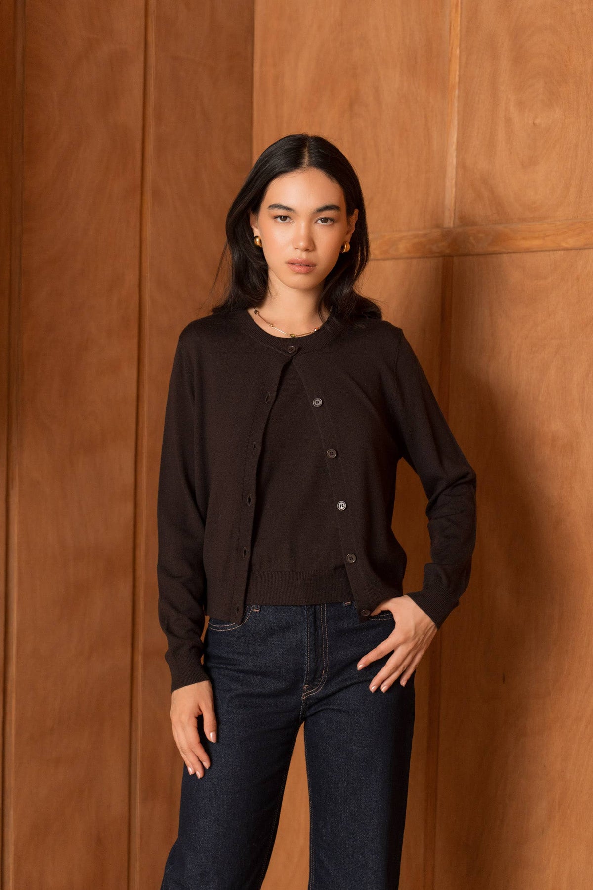 Twinset 100% Merinowolle Gilet & ärmelloser Pullover