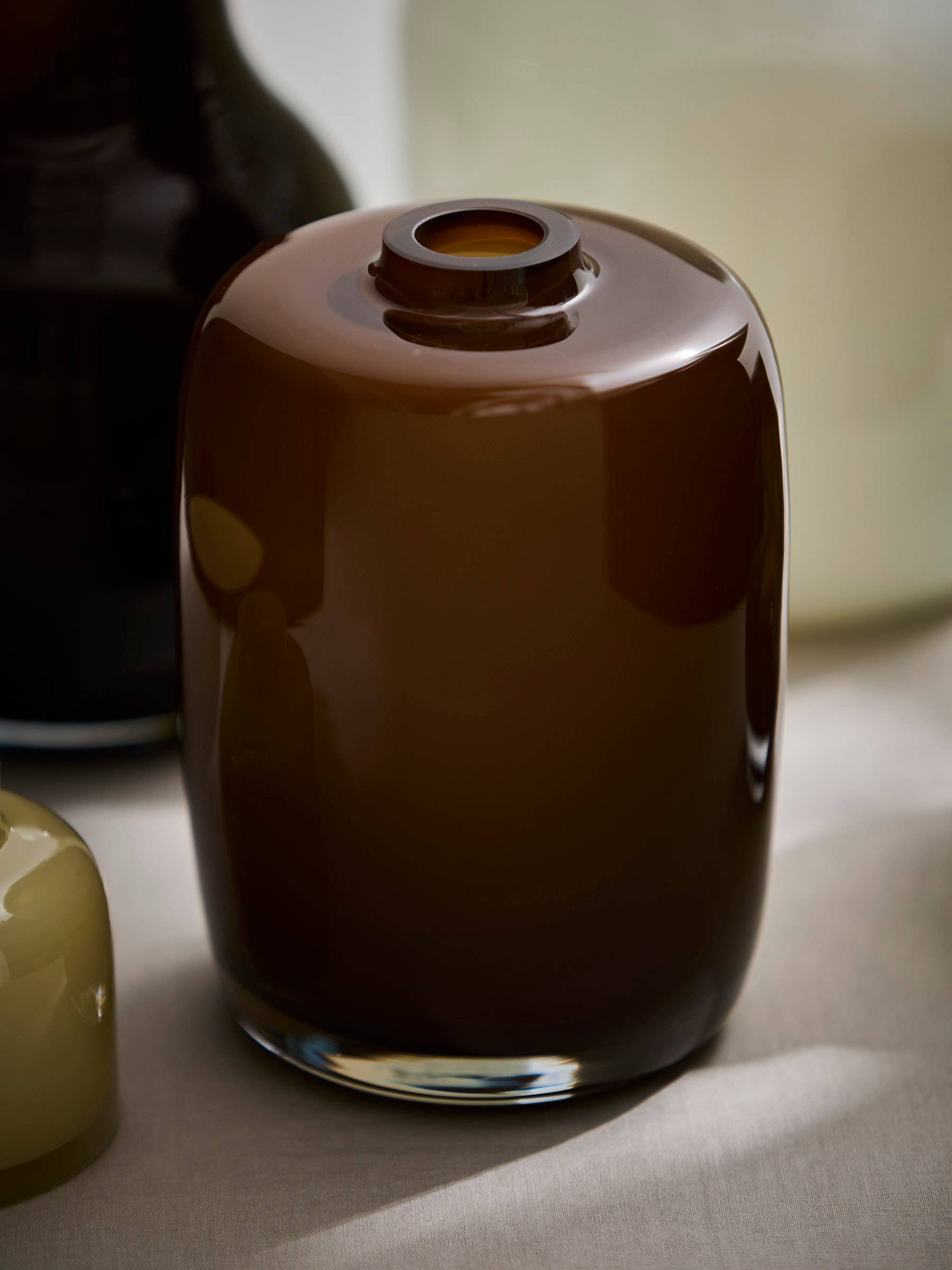 Verona Vase hoch - braun