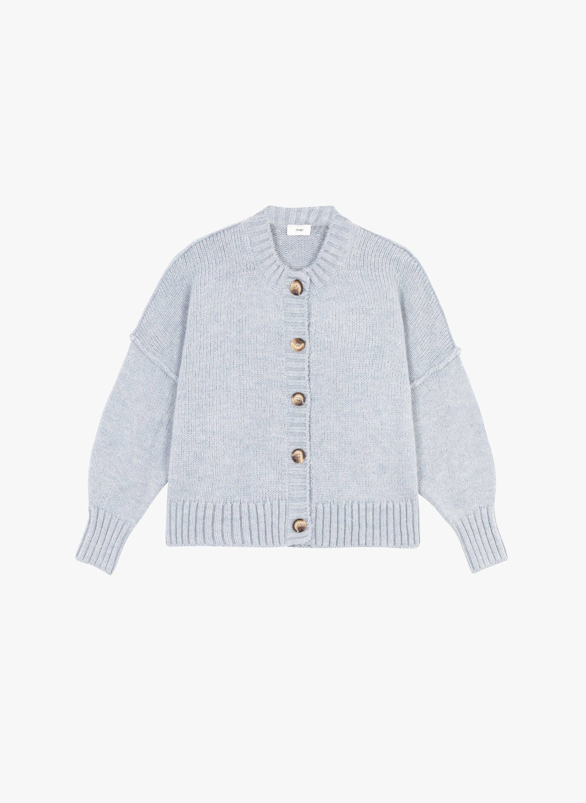 Strickjacke LENEWIM Hellblau