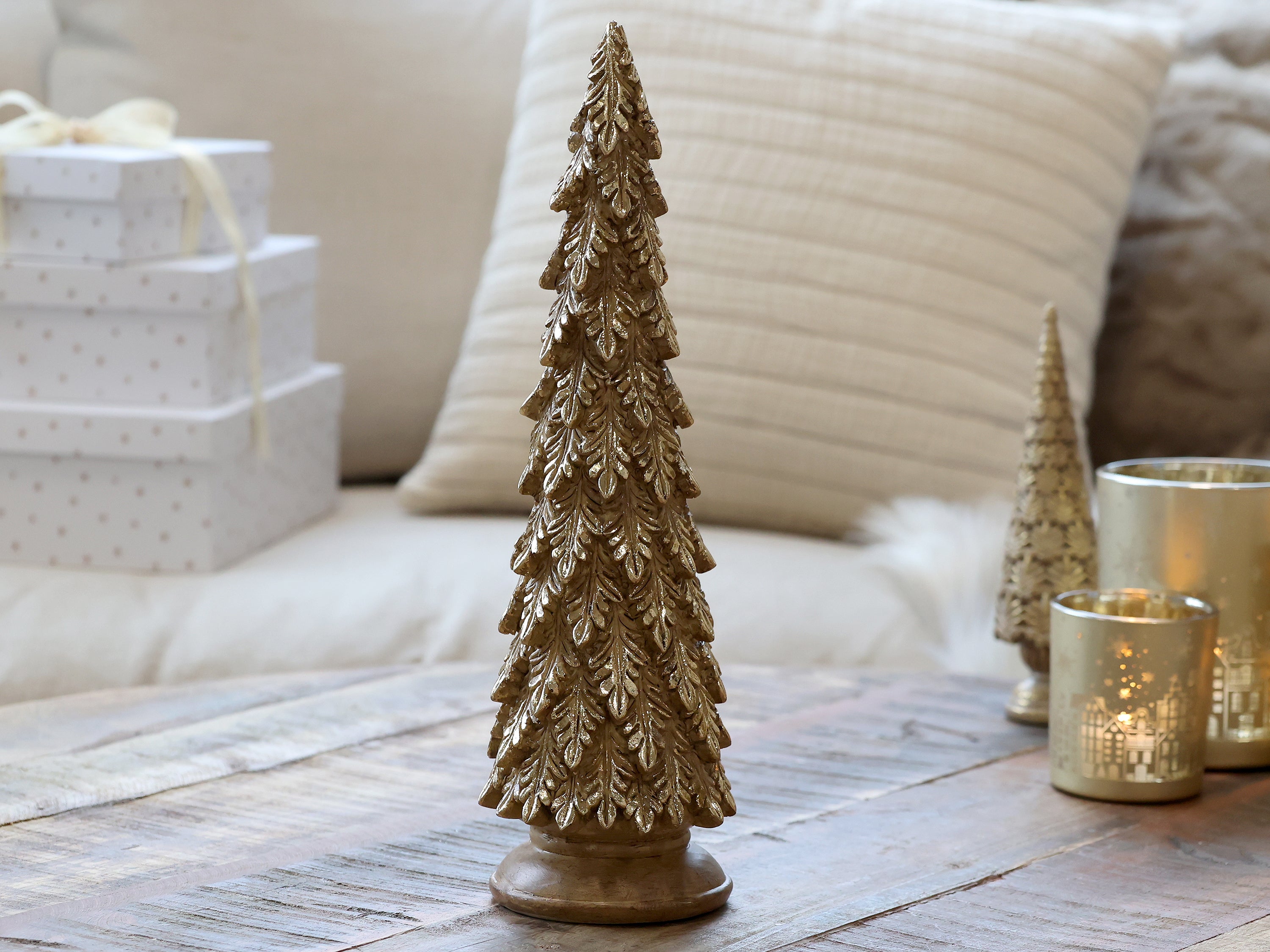 Weihnachtsbaum Messing chic Antique