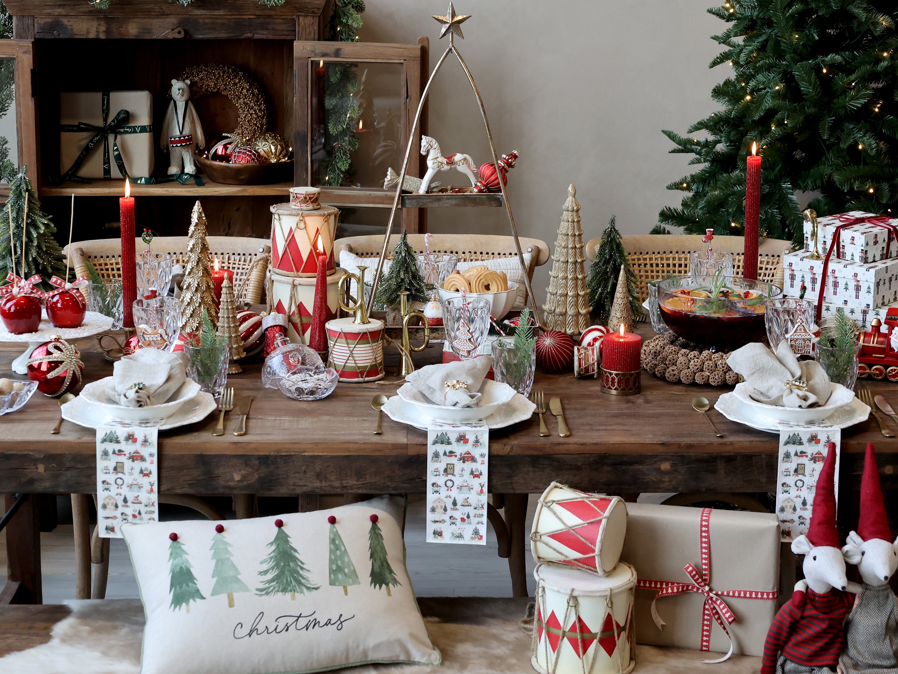 Weihnachtsbaum Messing chic Antique
