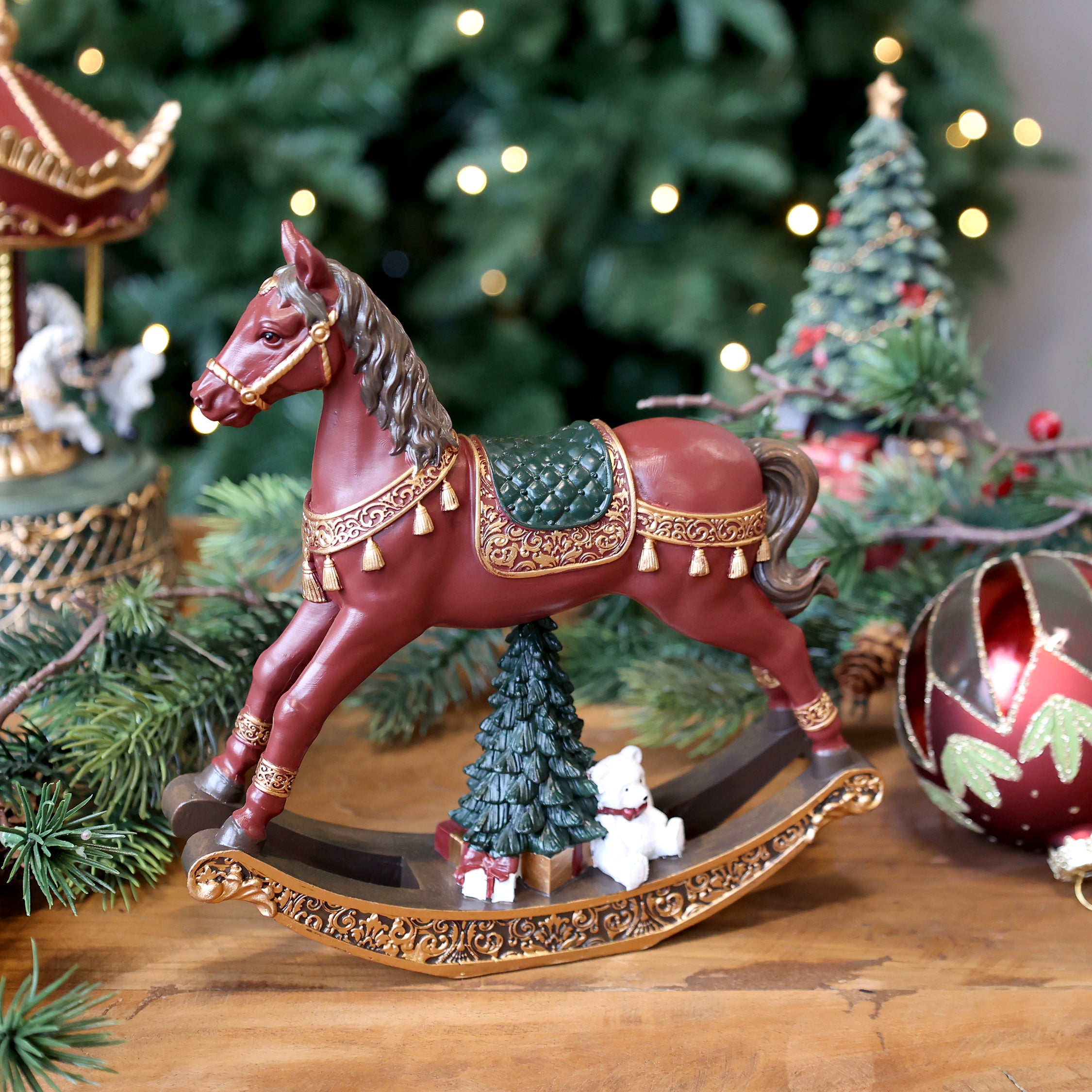 Noel Schaukelpferd Chic Antique