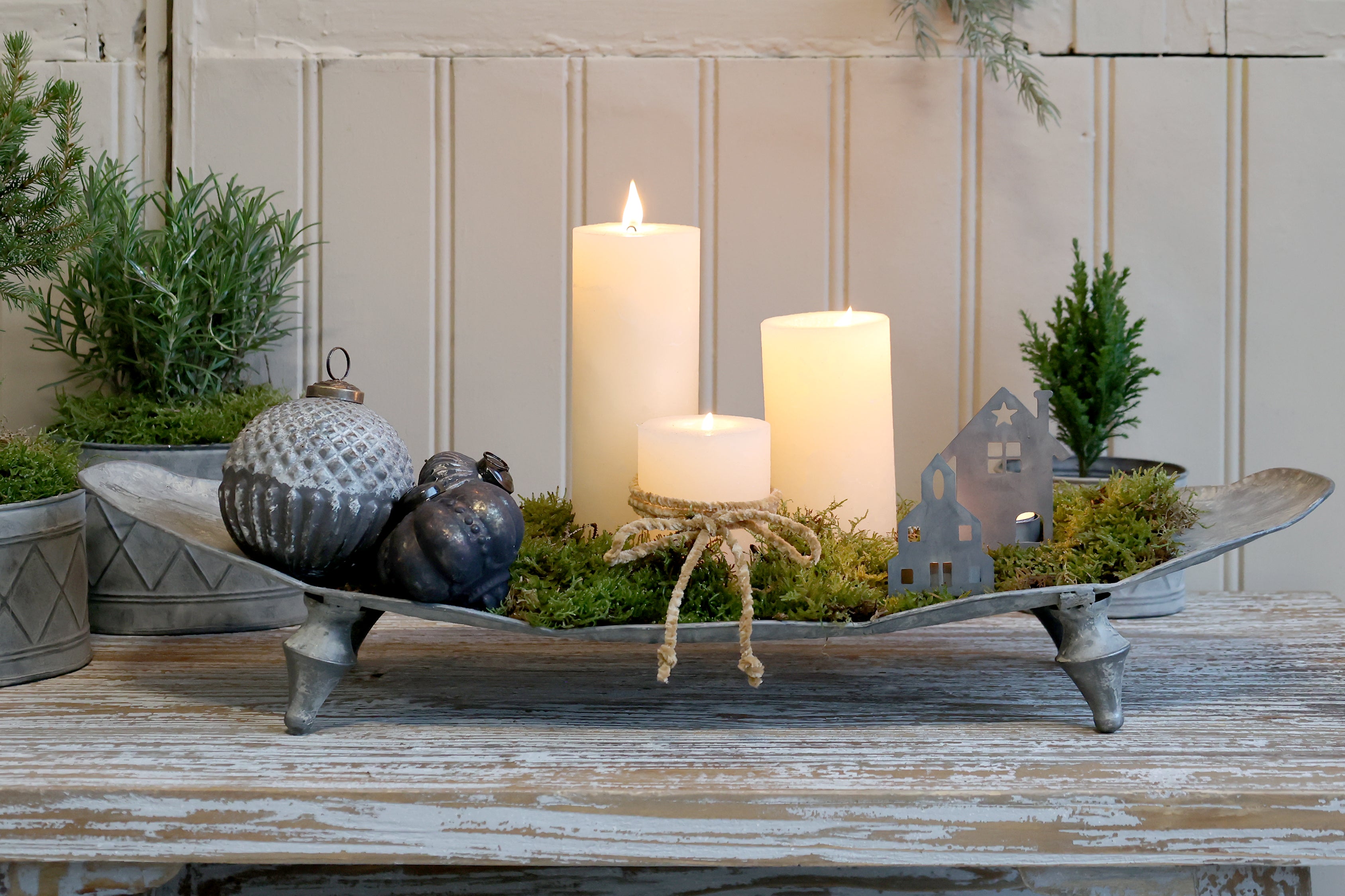Weihnachtskugel Chick Antique