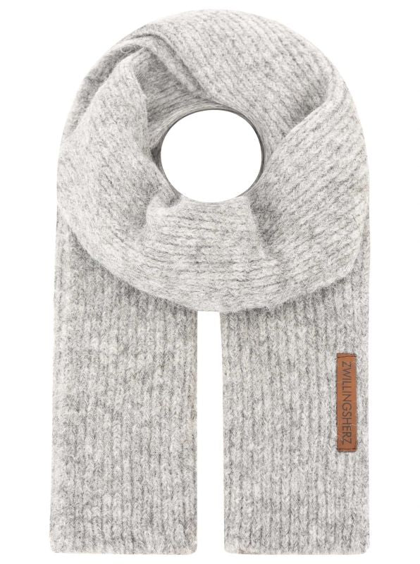 Wollschal Mix Rippe & Patch