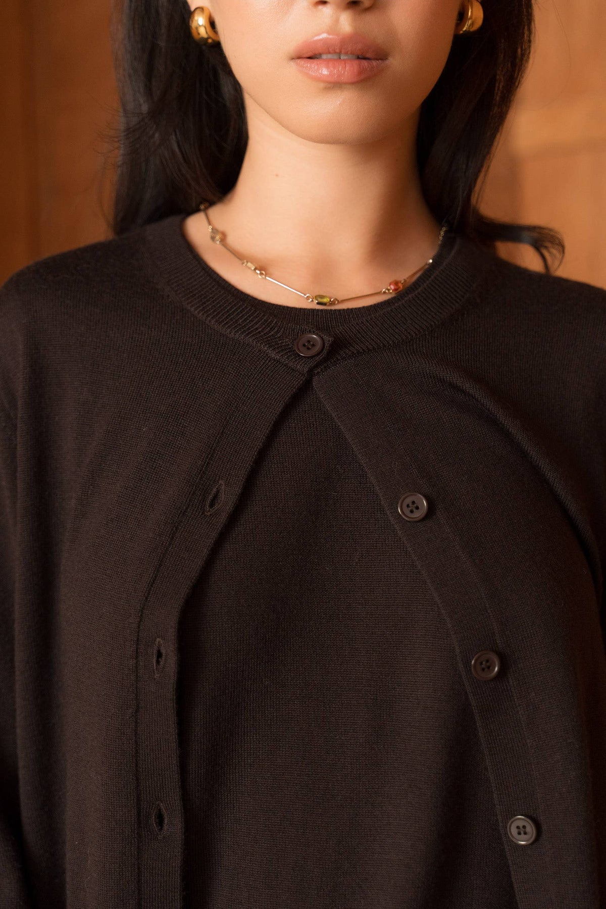 Twinset 100% Merinowolle Gilet & ärmelloser Pullover