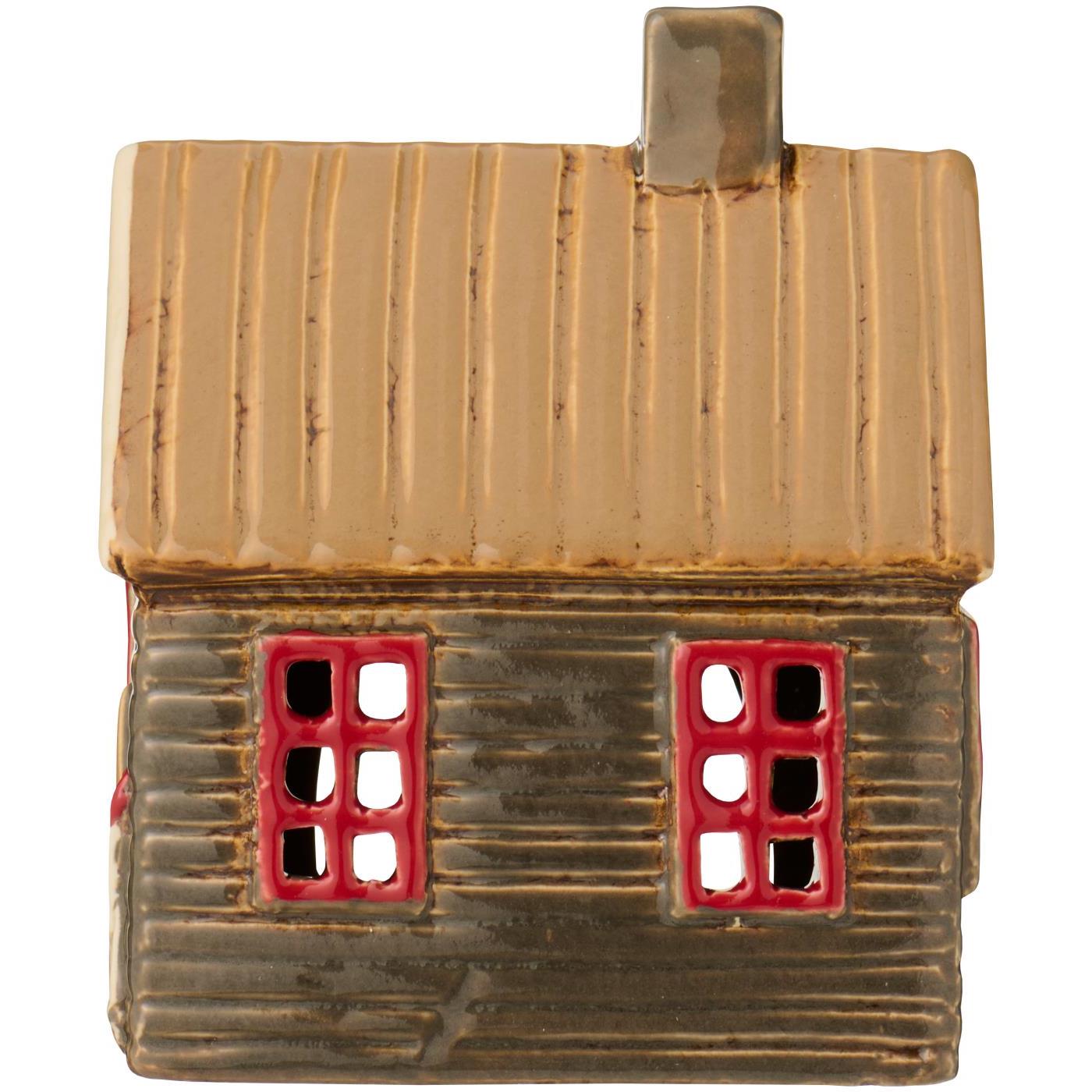 Haus für Teelicht Skihütte