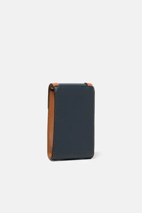 Zweifarbige Geldbörse in Lederoptik (483767-47)