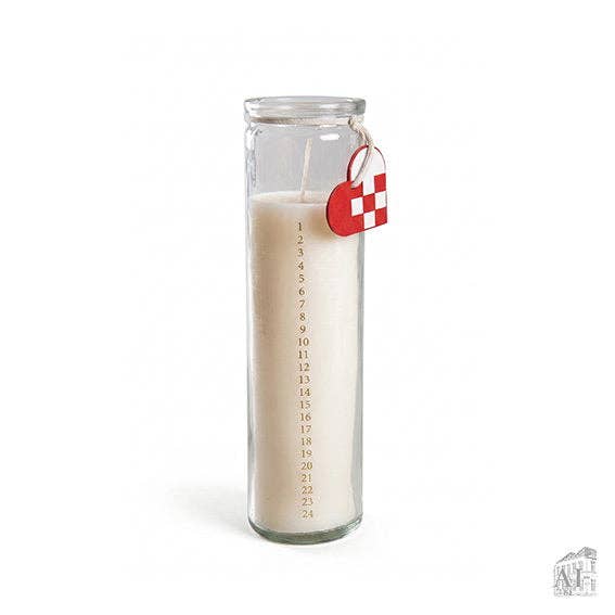 Kalender-Kerze im Glas Det Gamle Apotek