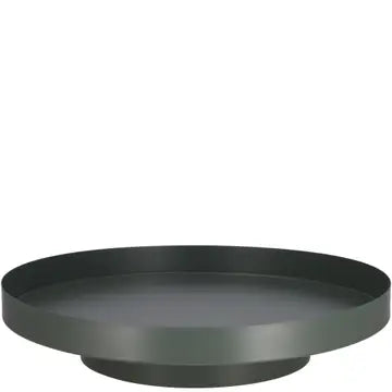 Metall Tablett Erik auf Fuß, D50cm, H10,5cm