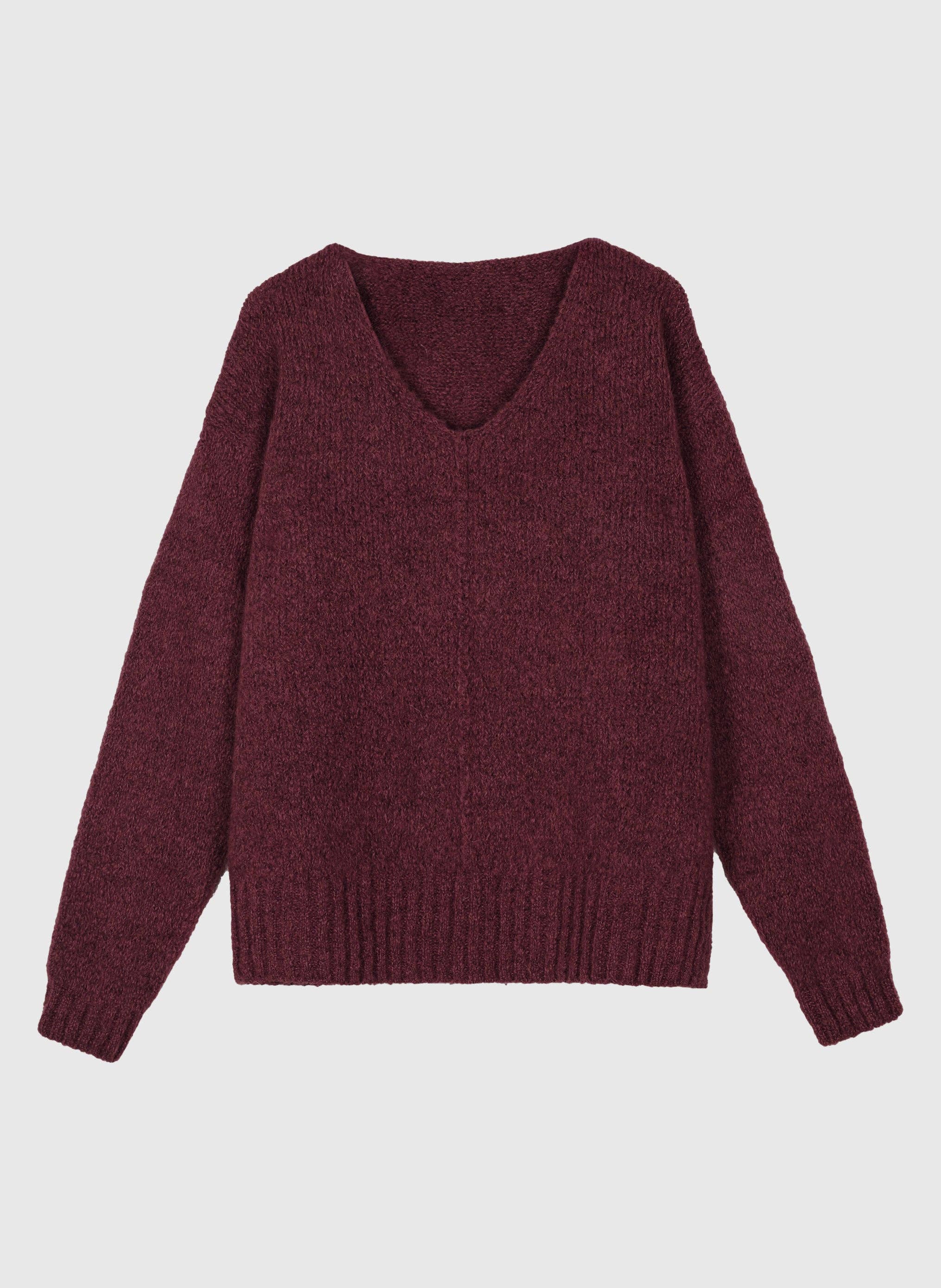 Pullover LENOLI bordeaux