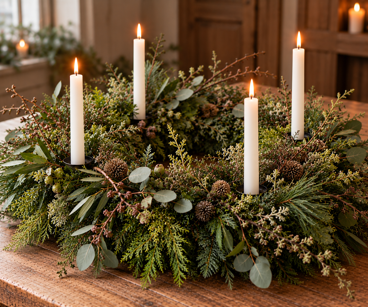 Online Adventskranzbinden