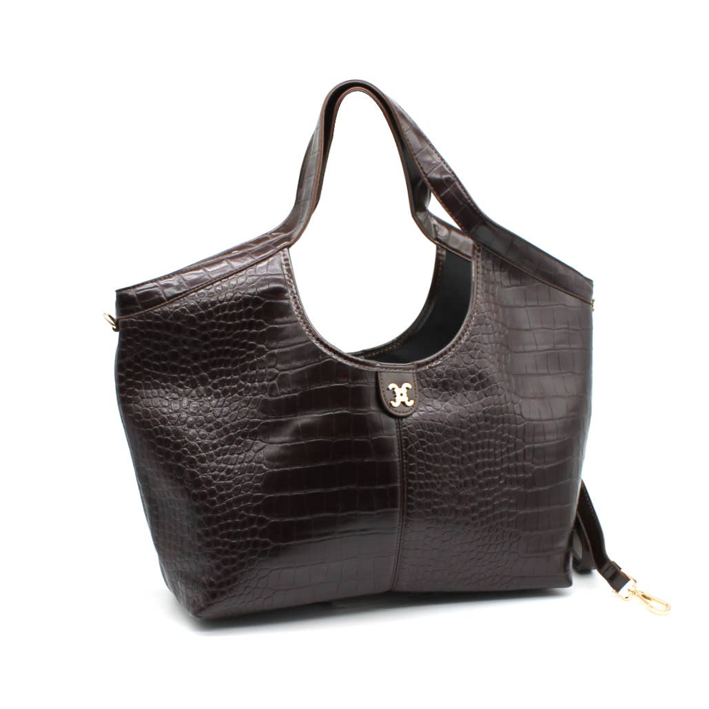 Shopper Croco C.Clo mit Täschchen