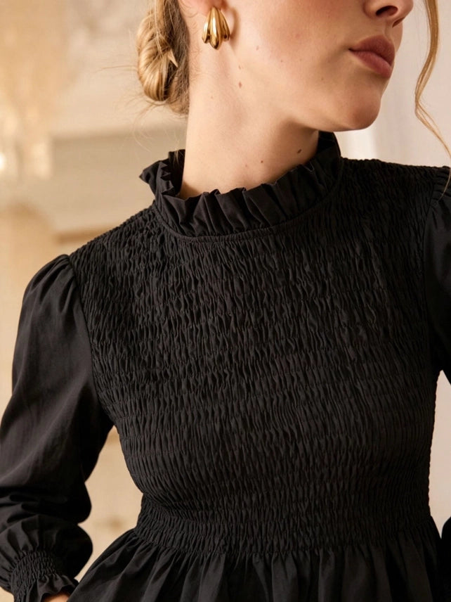 Bluse mit Raffungen Kallista