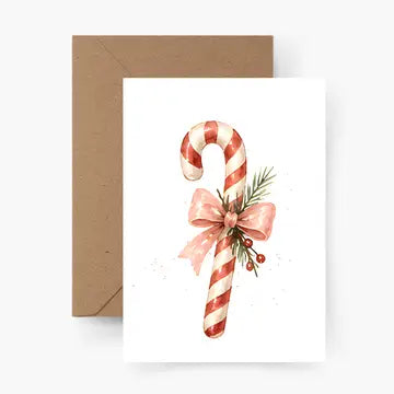 Weihnachtspost Karte | Postkarte A6 Zuckerstange Weihnachten