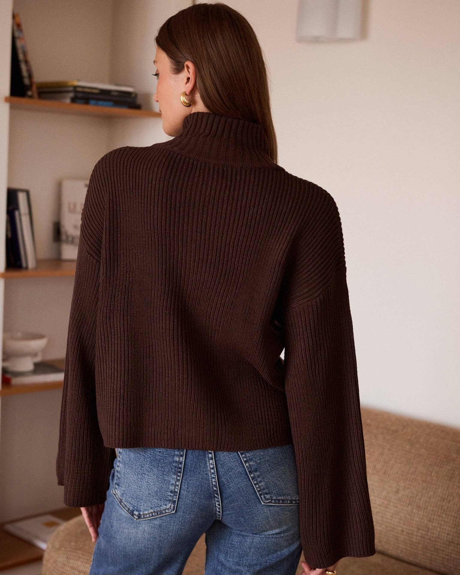 Strickjacke mit Reißverschluss Andy