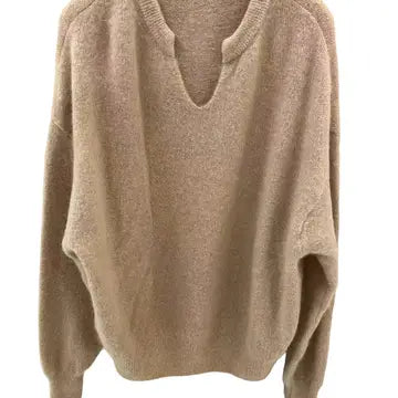 V-Ausschnitt Pullover Baby Alpaka