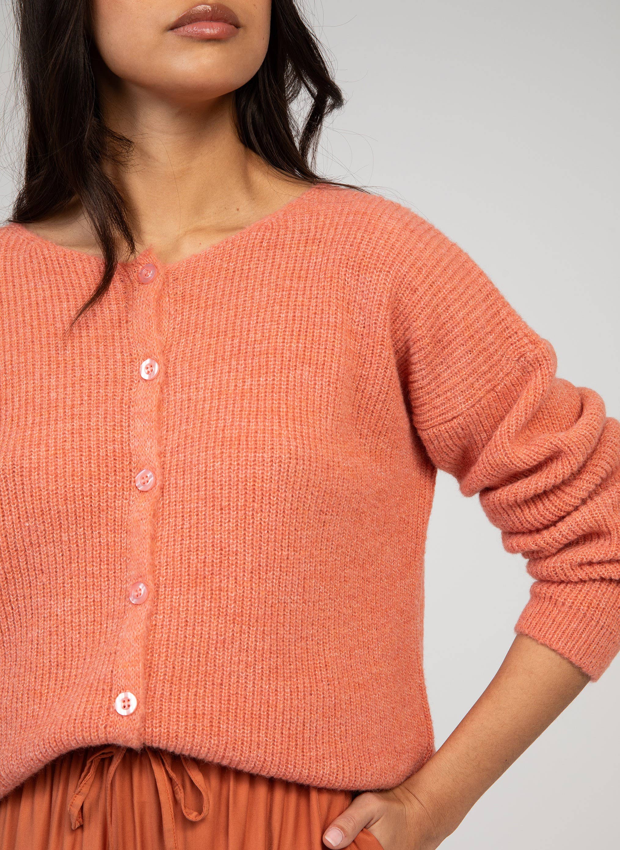 Cardigan LARAMIM rosa - Strickjacke