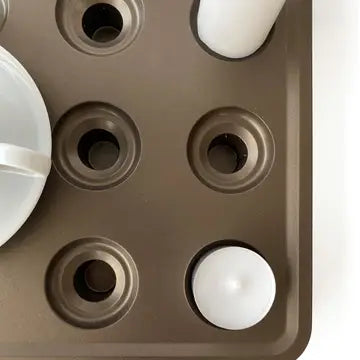 Schwedischer Kerzenhalter aus recyceltem Material — ein Designklassiker!