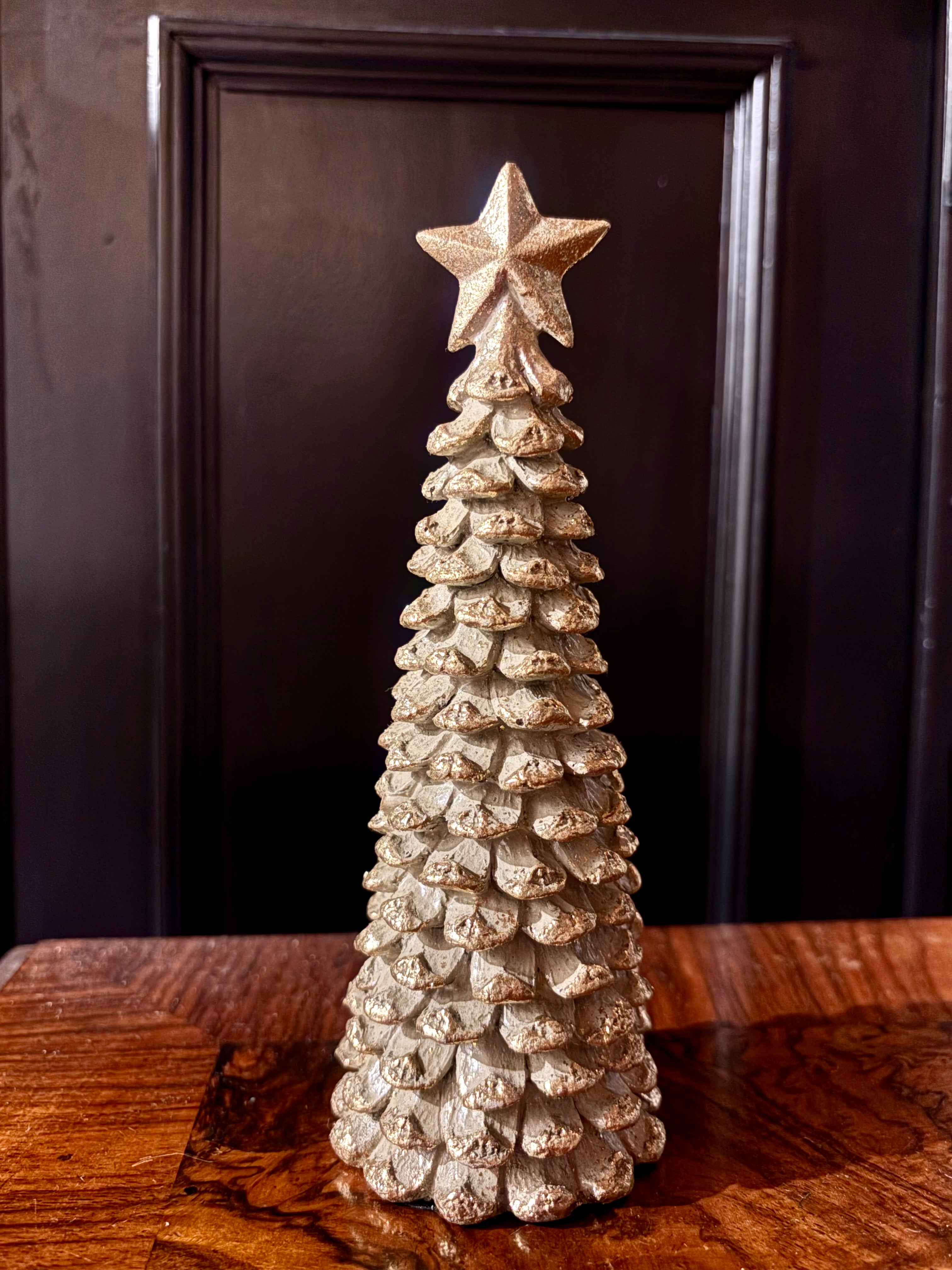 Serafina Weihnachtsbaum H19 cm. gold