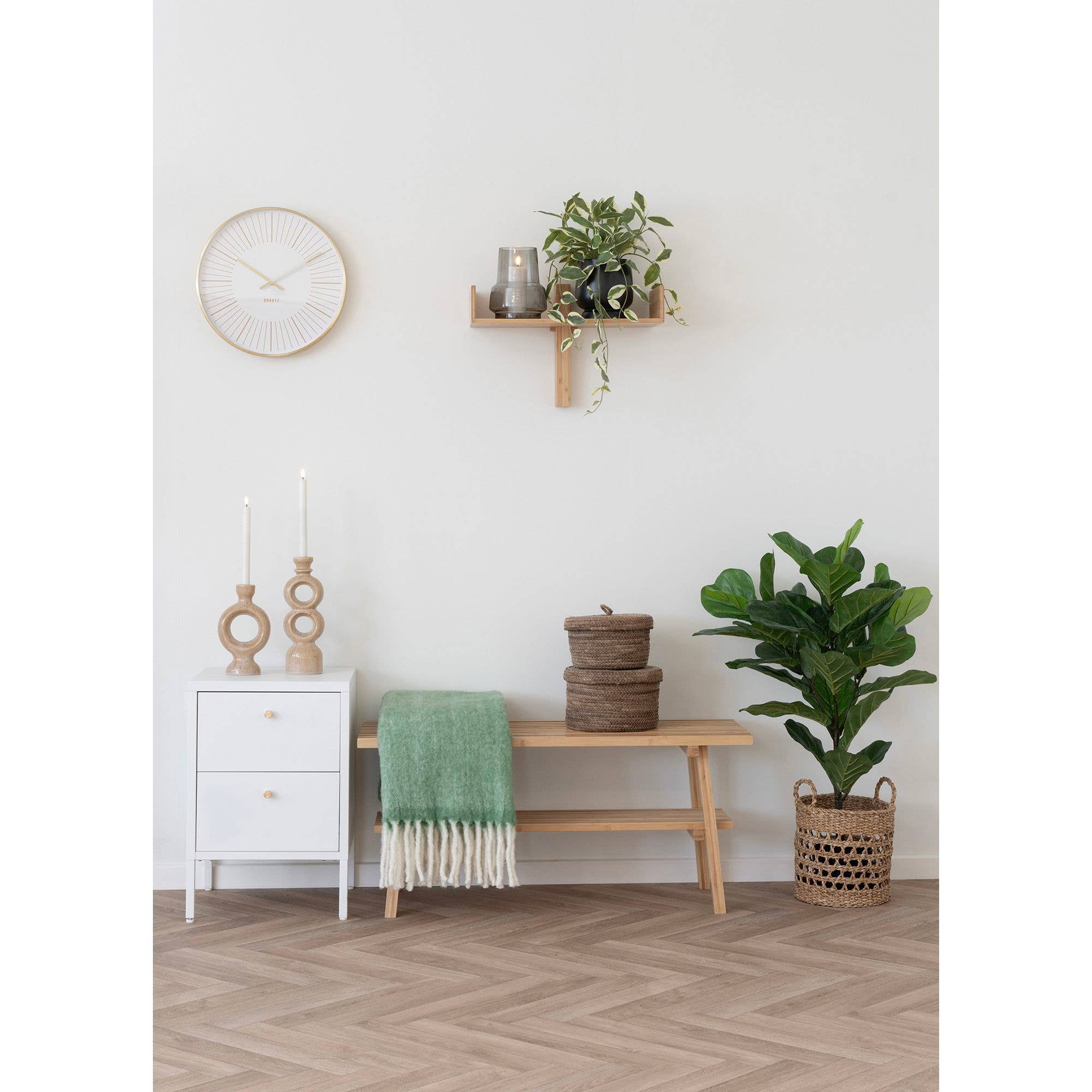 Carmel Plaid in Grün, 130 x 170 cm