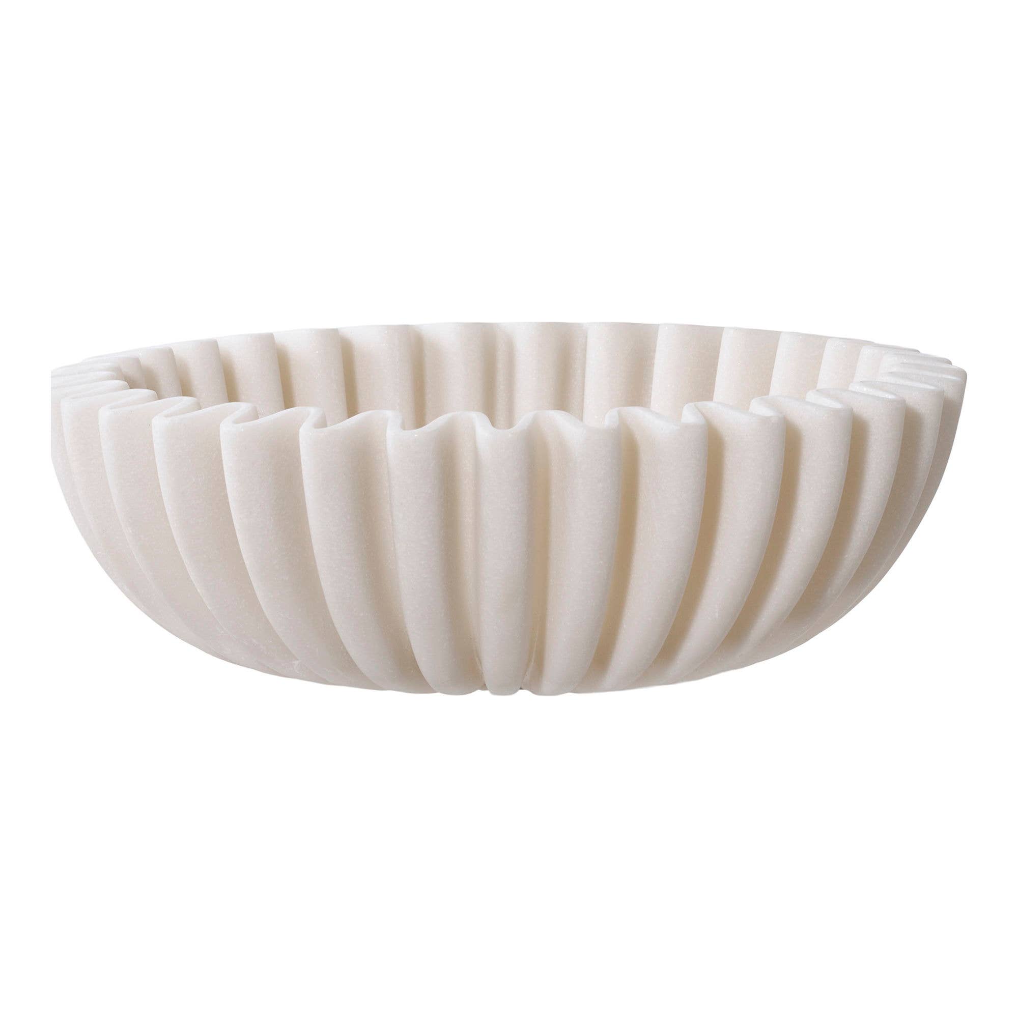 Schale - Schale. Polyresin. beige ø20x6,5 cm