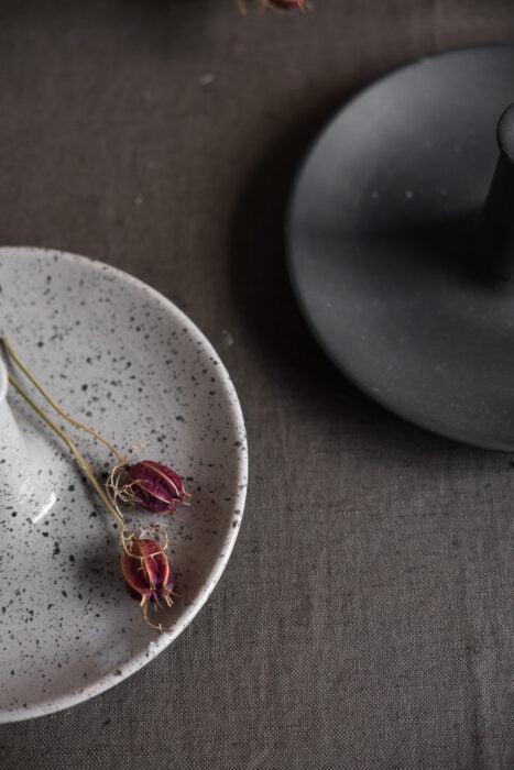 Bondstorp Kerzenhalter Natur mit Teller Storefactory