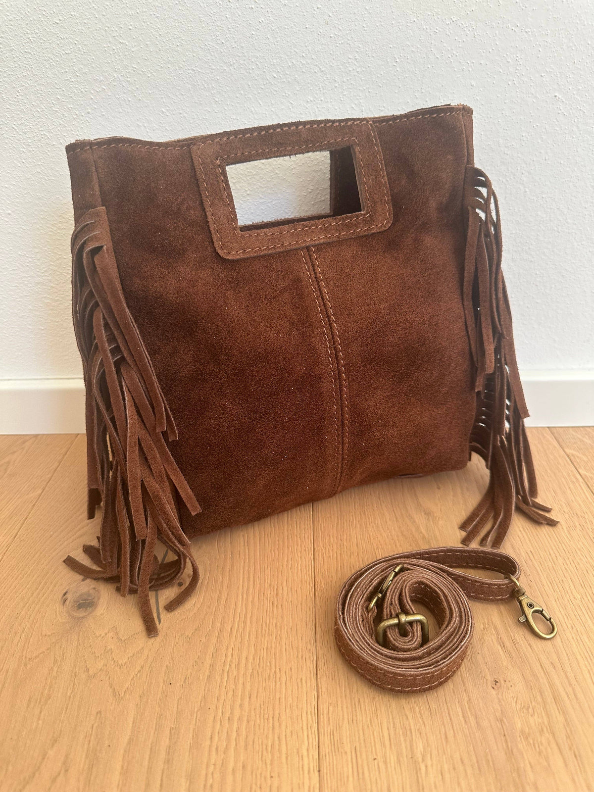 LILLY – Tasche aus echtem Veloursleder
