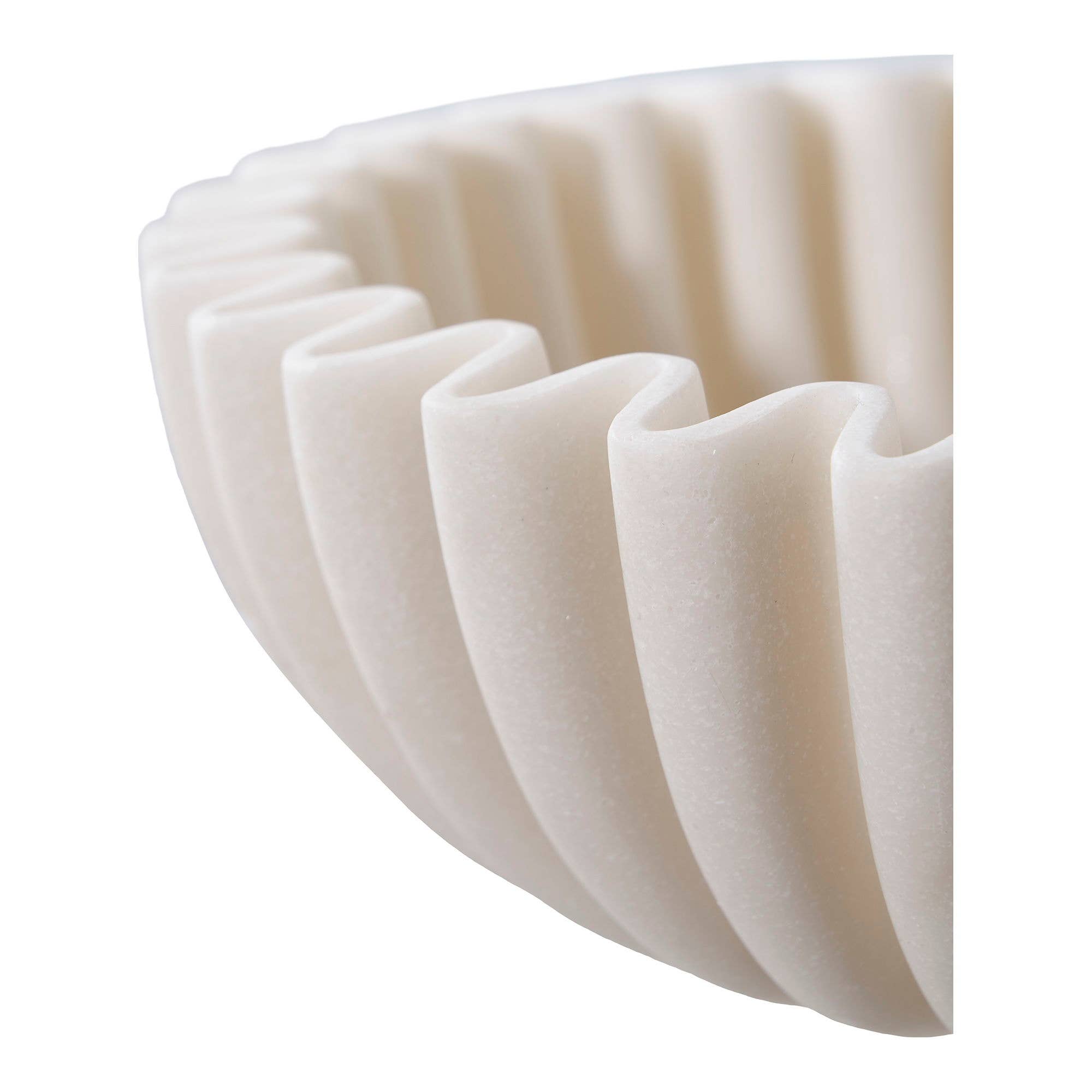 Schale - Schale. Polyresin. beige ø20x6,5 cm