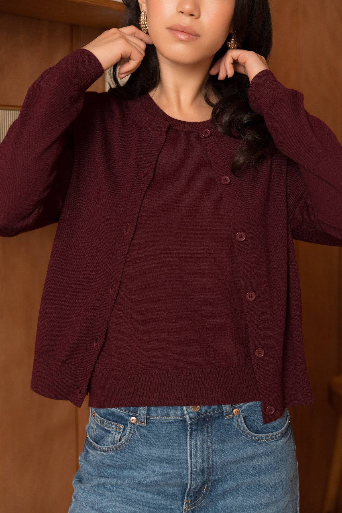 Twinset 100% Merinowolle Gilet & ärmelloser Pullover