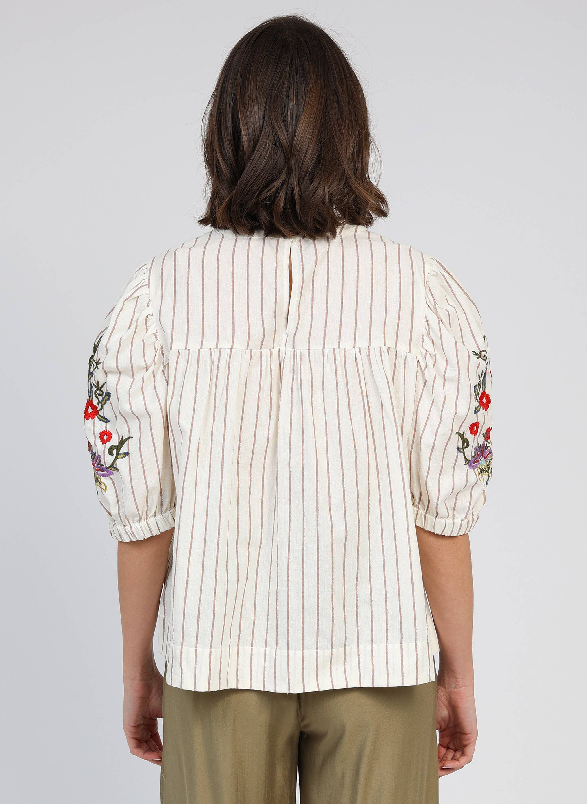 Bluse SOLUZA gestreift