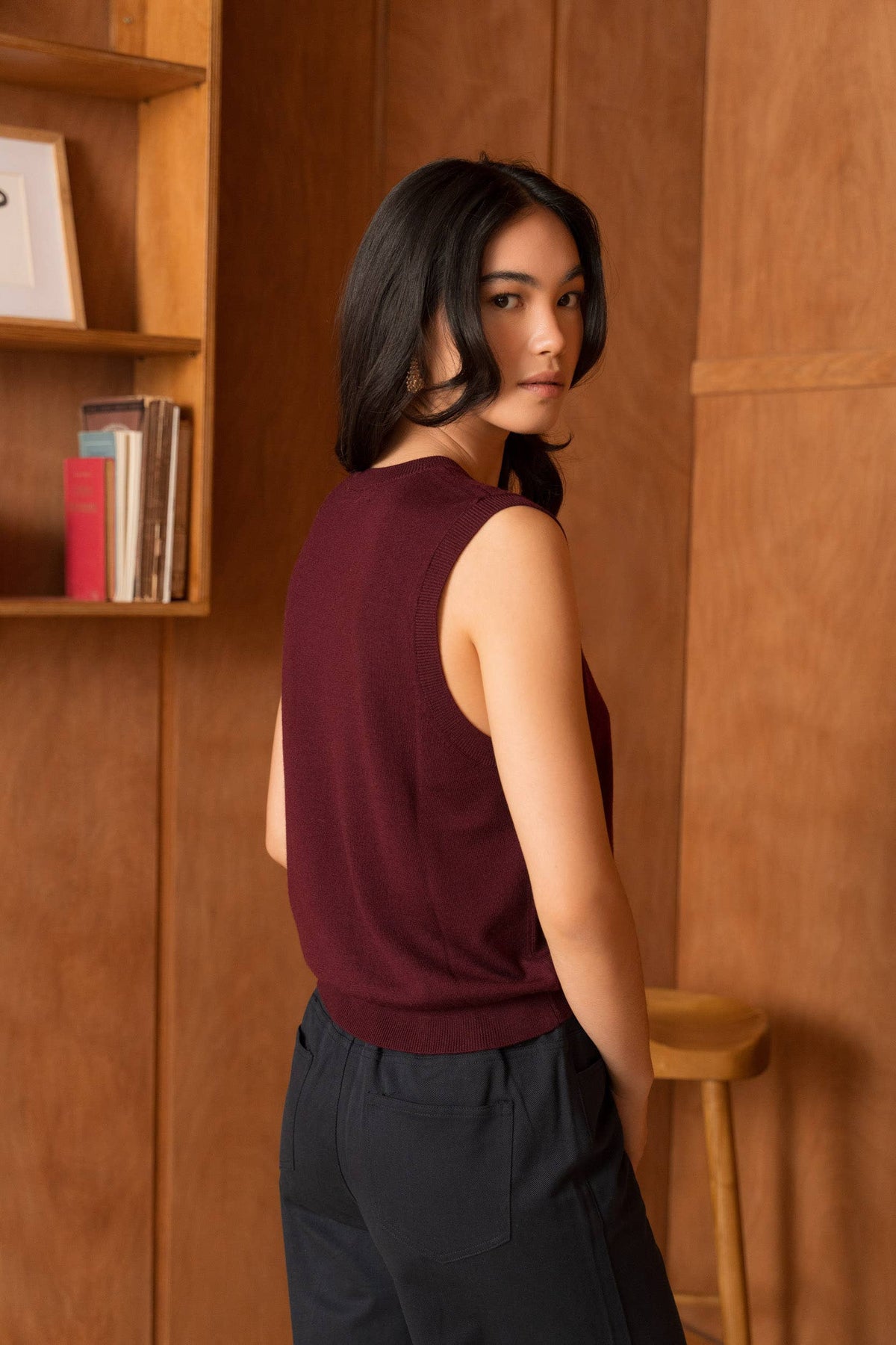 Twinset 100% Merinowolle Gilet & ärmelloser Pullover