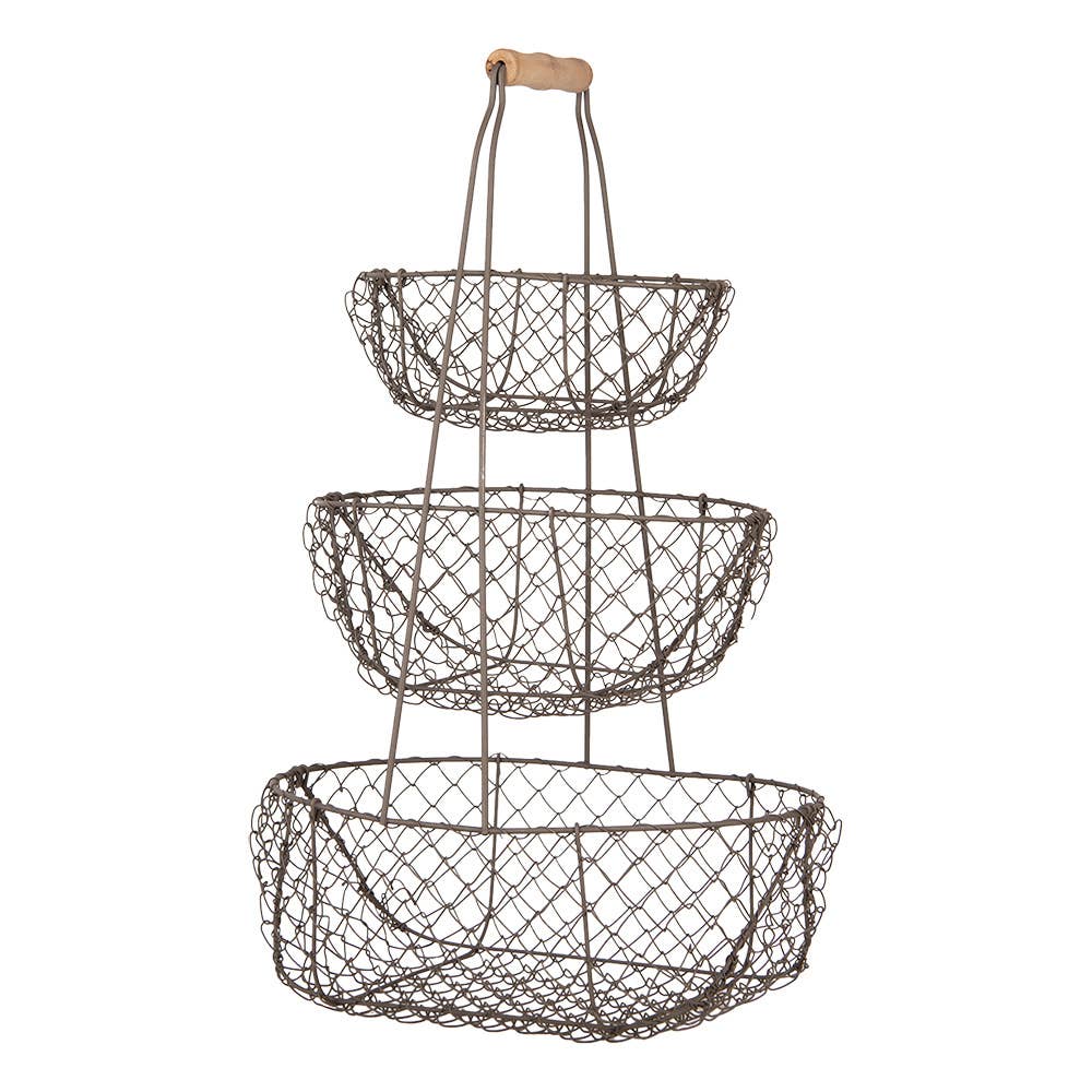 Aufbewahrungskorb 30x22x50 cm Schwarzes Metall