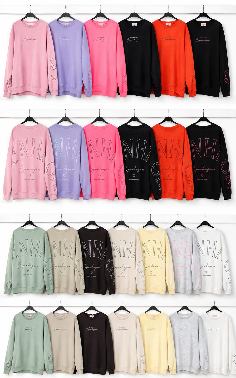 Copenhagen Shirt oversize grau