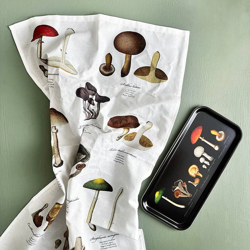 Mushroom Geschirrtuch aus 100% Bio-Baumwolle