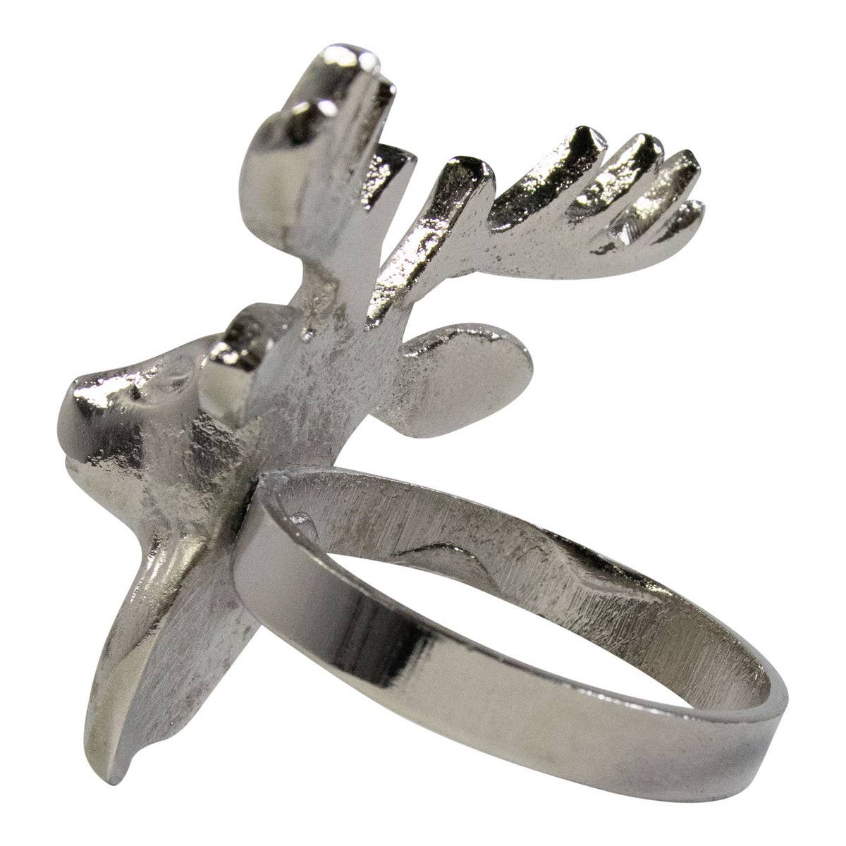 Serviettenring Herz Silber 6x7x6cm (Set von 4)