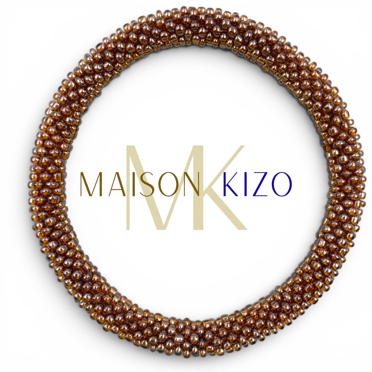 Nepalesisches Armband Marron glacé B58