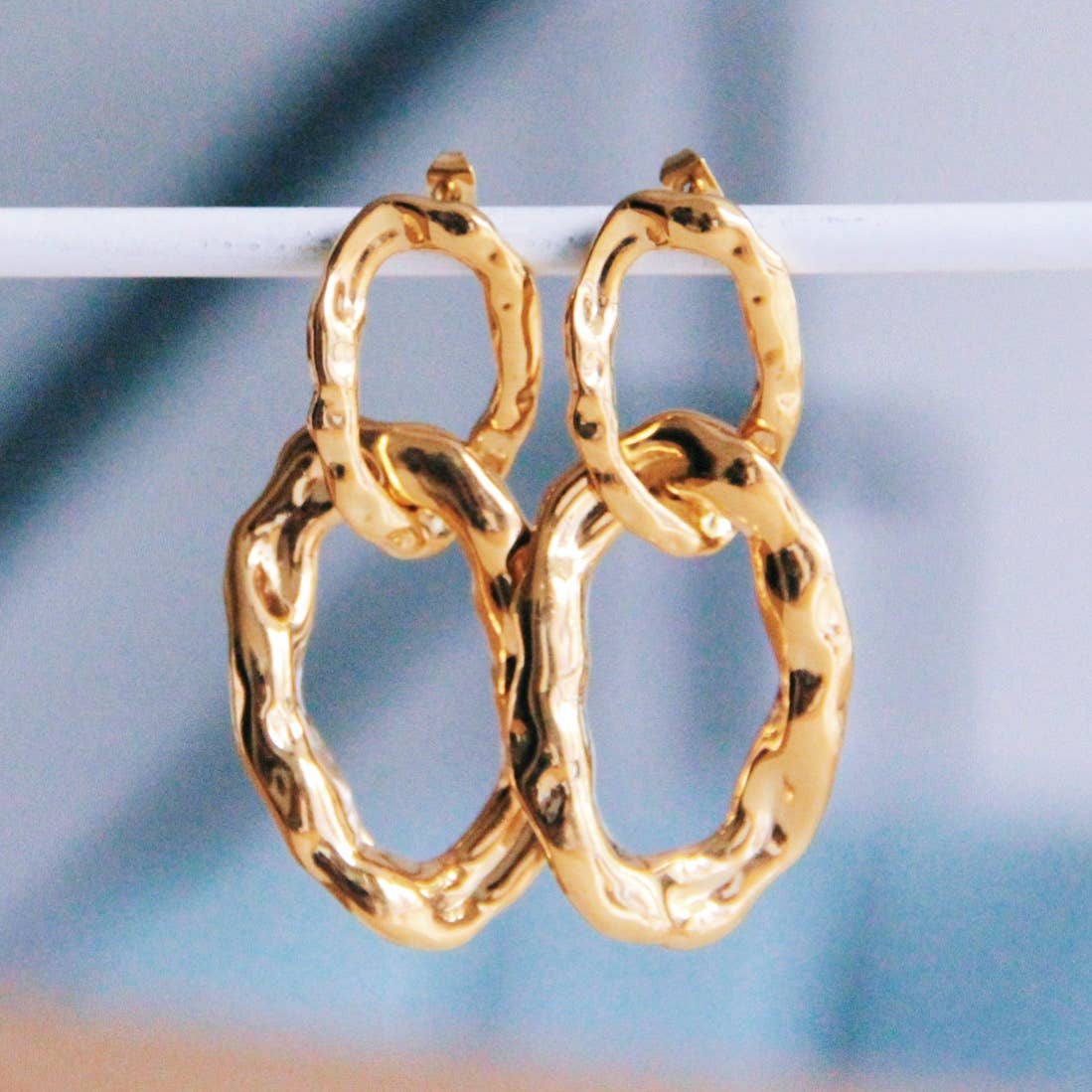 Chain-Statement-Ohrring