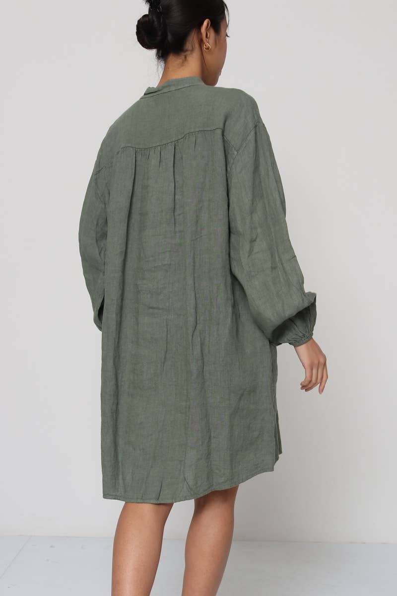 Kurzkleider aus 100 % Leinen REF. 14790