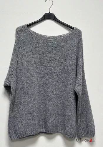 Strick Pullover mit Mohair