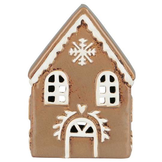 Haus Gingerbread Schneekristall