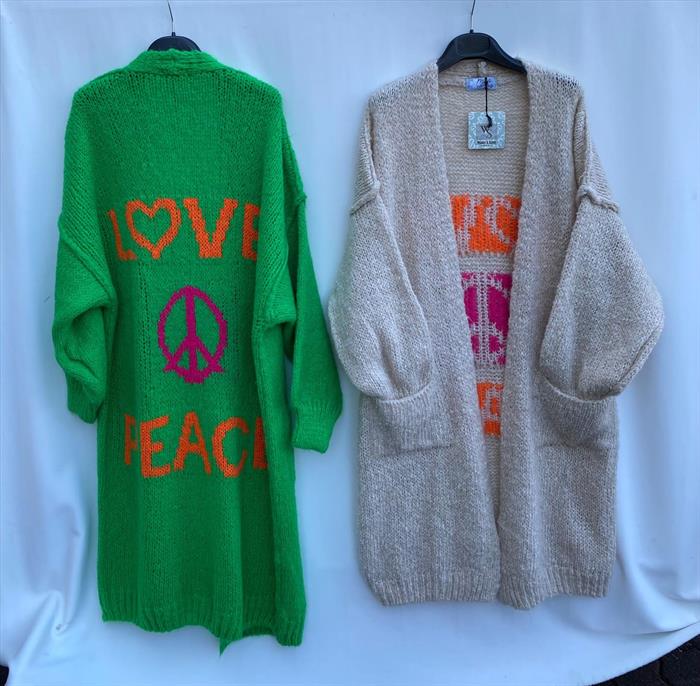 Strickjacke LOVE & PEACE