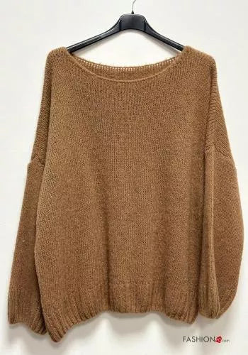 Strick Pullover mit Mohair