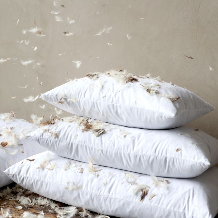 Innenkissen mit Entenfedern und Daunen 600 g für Chic Antik Kissen 50/35cm