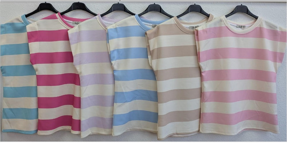 streifen kurzarm Shirt
