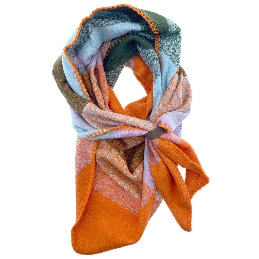 Schal Nina ruit Orange